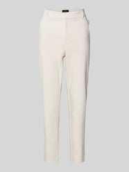Slim fit chino met paspelzakken aan de achterkant van monari Beige - 21