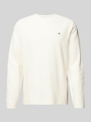 Sweatshirt mit Label-Stitching von Gant Beige - 20