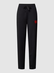Sweatpants met labelpatch van HUGO Grijs / zwart - 12