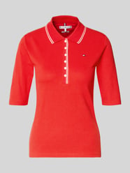 Koszulka polo o kroju slim fit z mieszanki lyocellu od Tommy Hilfiger - 14