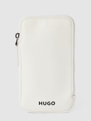 Torebka na telefon komórkowy z nadrukiem z logo od HUGO Biały - 39