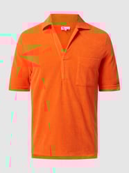 Poloshirt van badstof van DOPPI AA Oranje - 8