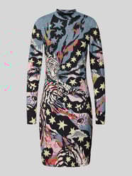 Knielange jurk met opstaande kraag van Marc Cain - 48