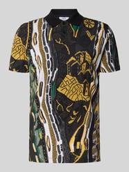 Regular fit poloshirt met korte knoopsluiting van CARLO COLUCCI - 1