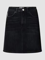 Jeansrok in minilengte van Marc O'Polo Denim Zwart - 16