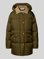 Regular fit lange donsjas met doorgestikte naden van Marc O'Polo - 5