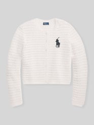 Kardigan rozpinany o skróconym kroju z czystej bawełny od Polo Ralph Lauren - 47