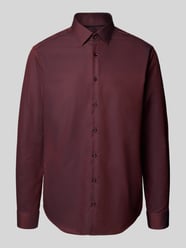 Koszula biznesowa o kroju regular fit z kołnierzykiem typu kent od Jake*s - 28