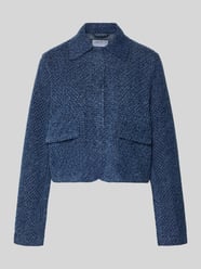 Żakiet w imitacji bouclé z ukrytym zapięciem od Jake*s Collection - 22