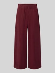 Weite Hose aus Lyocell von Marc O'Polo DENIM Bordeaux - 2