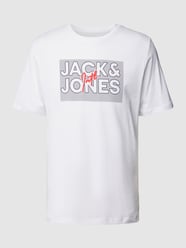 T-Shirt mit Rundhalsausschnitt Modell 'MARIUS' von Jack & Jones Weiß - 37