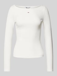 Longsleeve mit Label-Stitching von Tommy Jeans Beige - 39