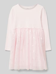 Kleid im Stufen-Look Modell 'BUTTERFLY' von Name It Pink - 2