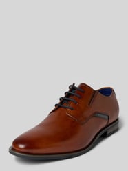 Derby-Schuhe aus echtem Leder mit Logo-Print Modell 'Gapo' von bugatti - 13