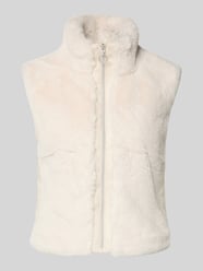 Gilet met imitatiebont van Betty Barclay Beige - 30