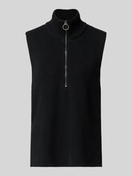 Pullunder mit Stehkragen und Reißverschluss Modell 'Julia' von Soyaconcept - 13