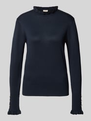 Regular Fit Longsleeve aus Viskose-Mix Modell 'Katie' von FREE/QUENT - 41