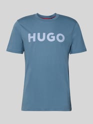 T-shirt o kroju regular fit z czystej bawełny model „DULIVIO” od HUGO - 22