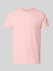 Slim Fit T-Shirt aus Baumwoll-Mix von Pepe Jeans Pink - 28
