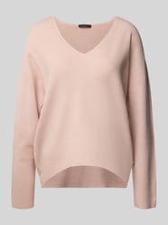 Pullover mit V-Ausschnitt Modell 'FREYJA' von Oui Pink - 5