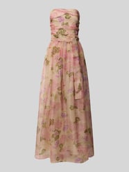 Maxikleid aus Seide in trägerlosem Design Modell 'LISETTA' von Max Mara Studio Pink - 5