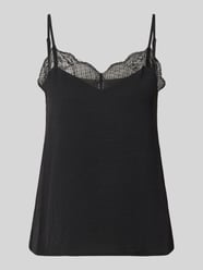Loose Fit Blusentop mit Spitzenbesatz Model 'TIFFANY' von PIECES - 2