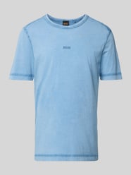 T-shirt met labelprint, model 'Tokks' van BOSS Orange - 45