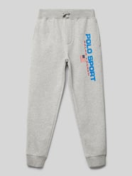 Sweatpants mit Label-Print von Polo Sport Grau - 24