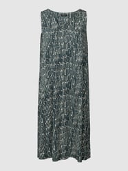 Knielanges Kleid mit Allover-Muster Modell 'Winga' von OPUS Grün - 22