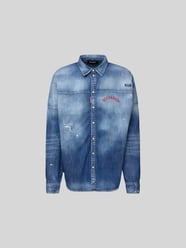 Koszula jeansowa z kołnierzykiem typu kent od Dsquared2 - 32