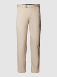 Chino mit Knopf- und Reißverschluss Modell 'Tarent' von Hiltl Beige - 41