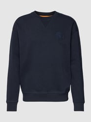 Sweatshirt met labelpatch, model 'Wechunky' van BOSS Orange Blauw / turquoise - 7
