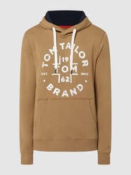 Hoodie mit Logo-Print  von Tom Tailor Braun - 21