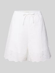 Bermudas mit Lochstickerei und Eingrifftaschen von Christian Berg Woman - 6