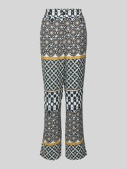 Loose Fit Leinenhose mit Allover-Muster von Marc O'Polo - 6