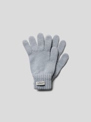 Handschuhe in Strick-Optik von Le Bonnet Grau / Schwarz - 9
