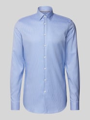 Slim Fit Business-Hemd mit Kentkragen von Jake*s Blau - 41