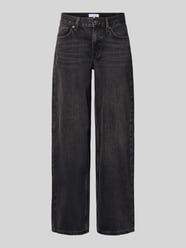 Jeansy z szerokimi nogawkami w 5 kieszeni model 'INCH' od Topshop - 5