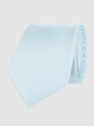 Krawatte aus reiner Seide (6 cm) von Monti Blau / Türkis - 4