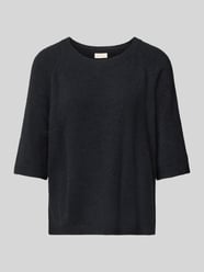 Sweter z dzianiny z rękawem o dł. 3/4 od Milano Italy - 13