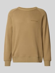 Relaxed fit sweatshirt van puur katoen van Marc O'Polo Denim Beige - 24