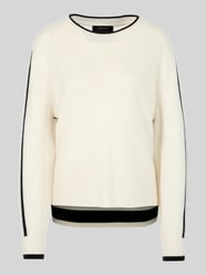 Sweter o kroju relaxed fit z mieszanka wełny i wełny z alpaki od Marc Cain - 2