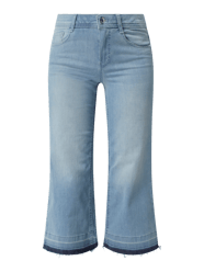 Straight Fit Culotte aus Denim  von Taifun Blau - 38