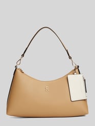 Henkeltasche in Leder-Optik Modell 'TH ICON SHOULDER BAG' von Tommy Hilfiger Beige - 14
