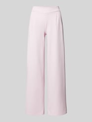 Wide Leg Stoffhose mit Bundfalten Modell 'KATE Long' von ICHI Pink - 10