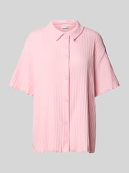 Overhemdblouse met knoopsluiting van OH APRIL Fuchsia - 22