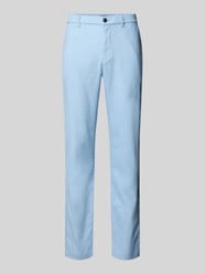 Spodnie lniane o kroju regular fit z wyhaftowanym logo model 'Denton' od Tommy Hilfiger - 41