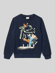 Regular fit sweatshirt van katoenmix van s.Oliver RED LABEL - 19