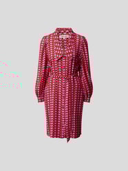Knielanges Kleid mit Allover-Muster von Diane von Furstenberg Pink - 14