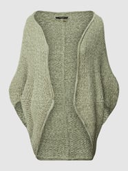 Poncho mit Schalkragen Modell 'Amaryllis Waffle BOA' von Opus Grün - 23